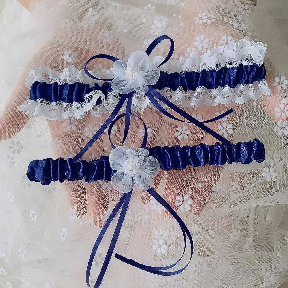 2pcs/Set Satin Ribbon Wedding  - Garter Belt Set recensie en prijs