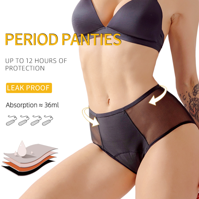 Drop shipping Women's High-wai - Period Panty Absorbent recensie en prijs