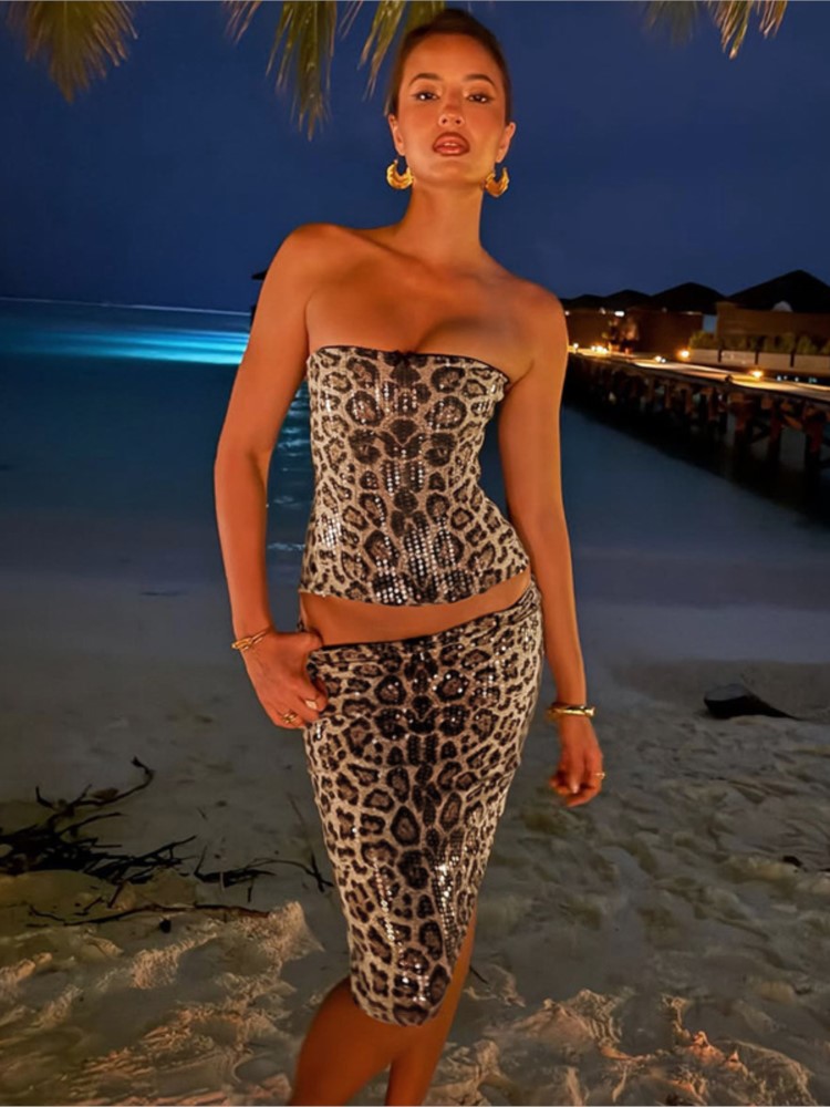 Woman 2 Piece Set Outfit Sexy  - Strapless Bra Backless recensie en prijs