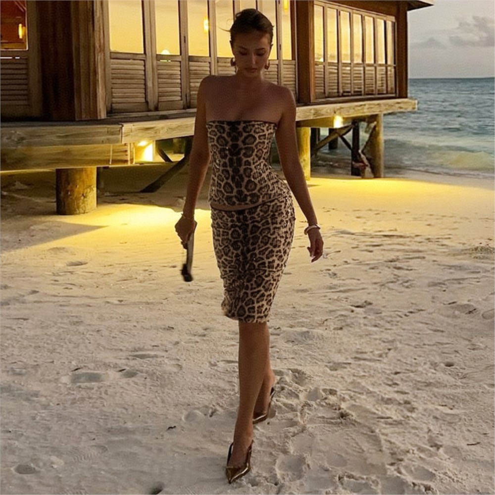 Woman 2 Piece Set Outfit Sexy  - Strapless Bra Backless recensie en prijs