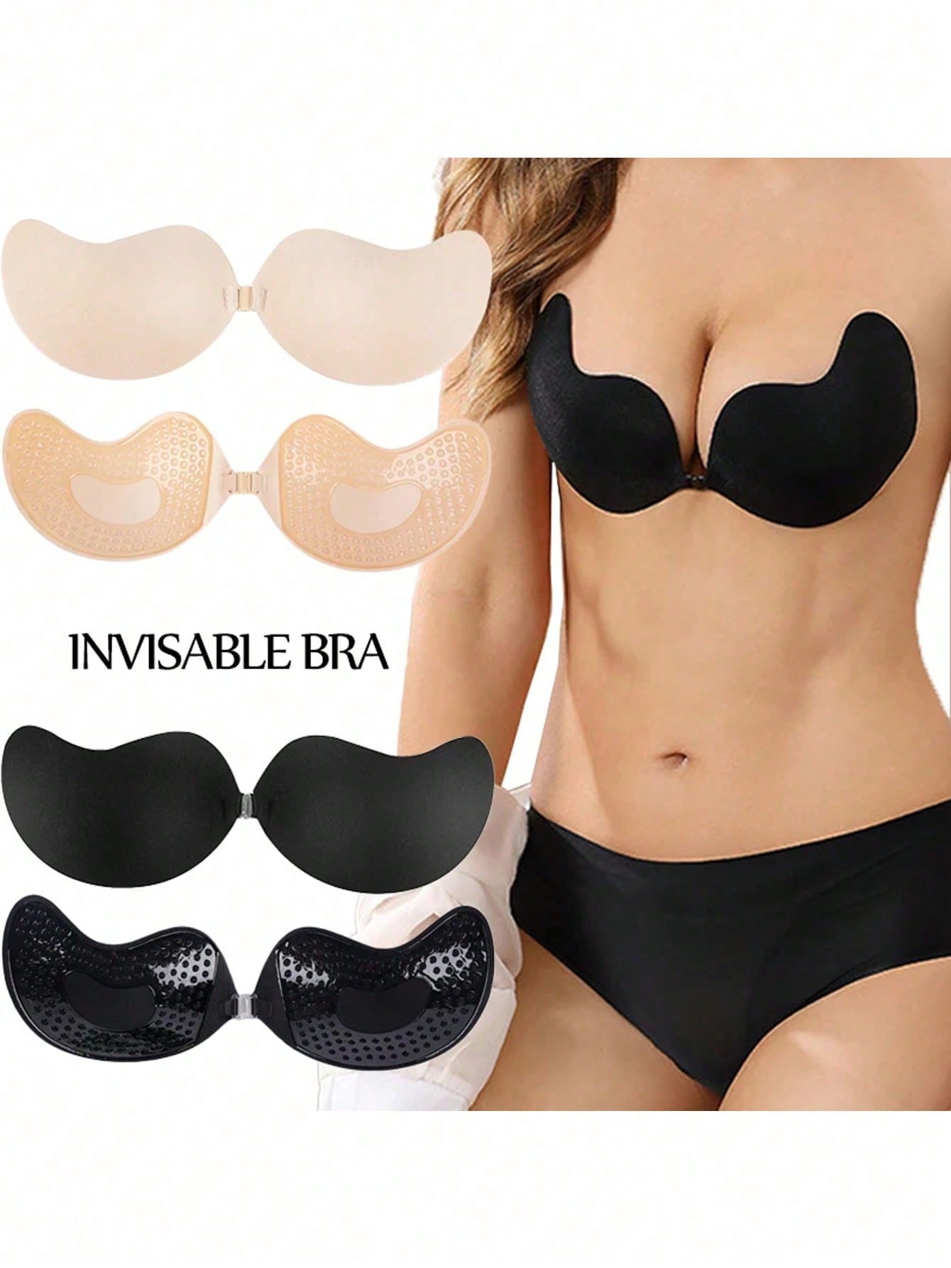 2-pack Women's Self-Adhesive I - Push Up Bra Padded recensie en prijs