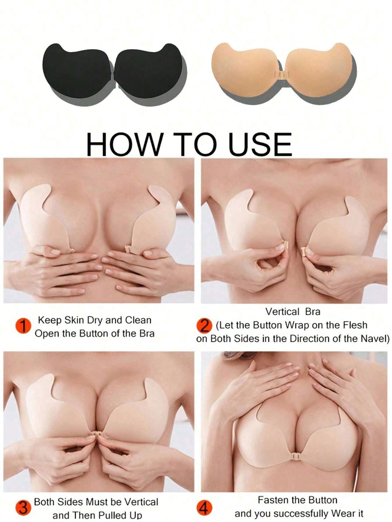 2-pack Women's Self-Adhesive I - Push Up Bra Padded recensie en prijs
