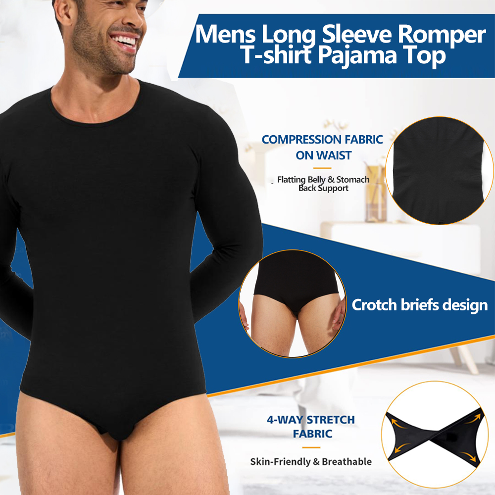 Mens Long Sleeve Bodysuit Full - Shapewear Bodysuit Firm recensie en prijs
