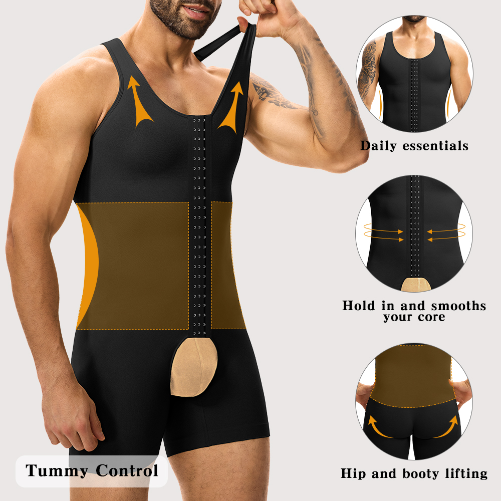 Men's Compression Shapewear  T - Shapewear Bodysuit Firm recensie en prijs