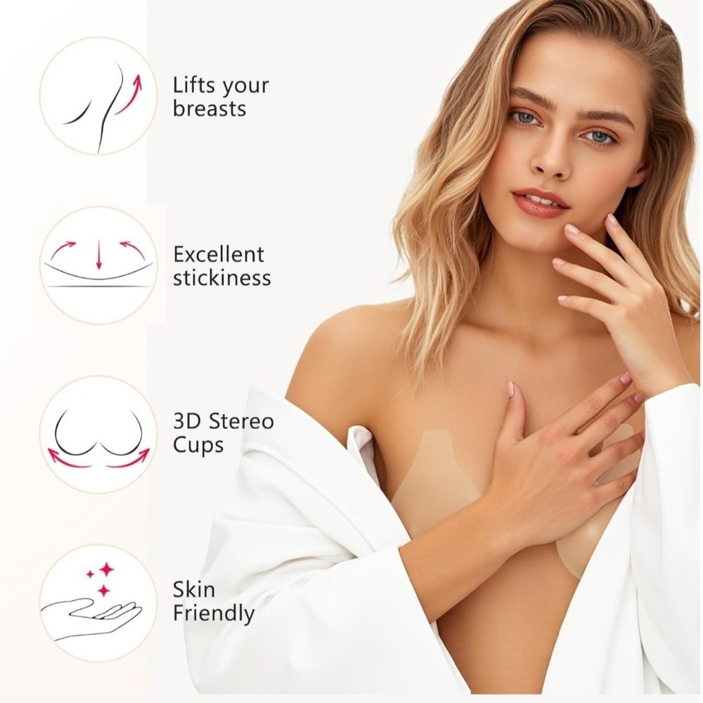 Seamless Silicone Nipple Cover - Silicone Bra Adhesive recensie en prijs