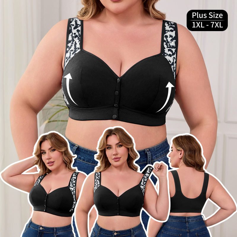 XL-7XL Plus Size Front Buckle  - Seamless Underwear Women recensie en prijs