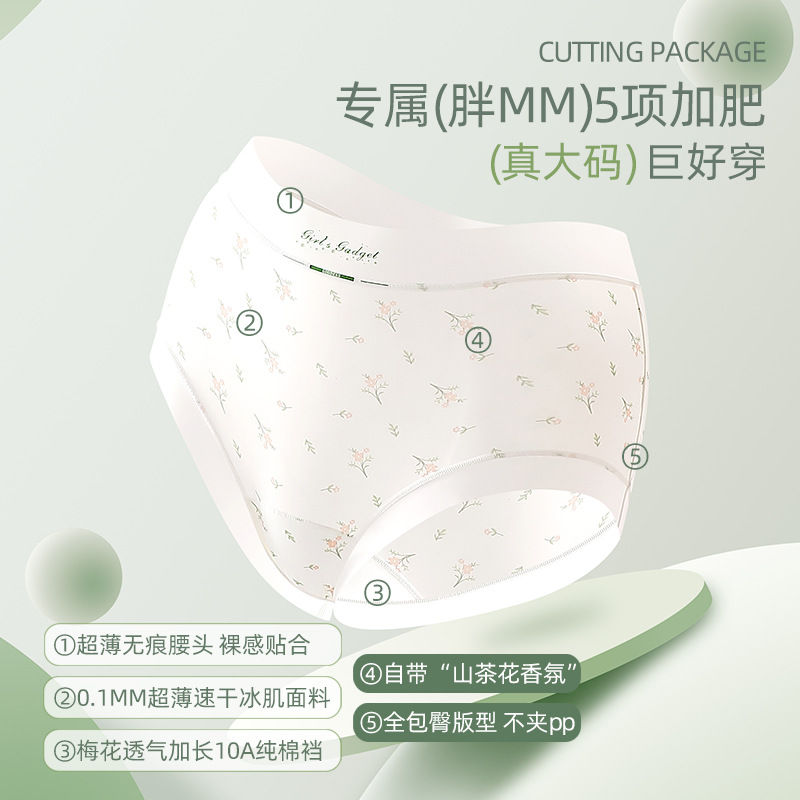 150kg Plus Size Ice Silk Seaml - Seamless Underwear Women recensie en prijs